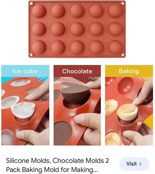 Silicone Cavity Spere Molds  in Kitchen & Dining Wares in Sudbury - Image 2