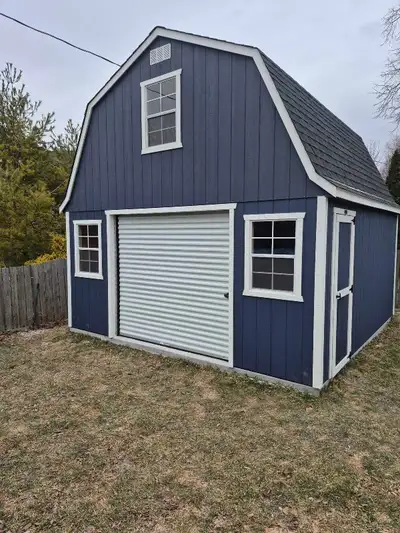 16x16 shed with large loft, View more