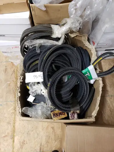 2 boxes of  belts for sale., View more