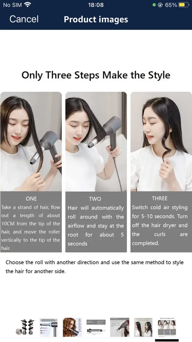 NEW Hair Curler for Hair Dryer Hair Curler Compatible with H in General Electronics in Markham / York Region - Image 8