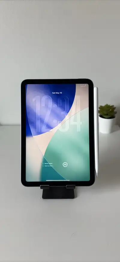 Apple iPad Mini 6th Gen + Apple Pencil 2nd Generation + Folio, View more