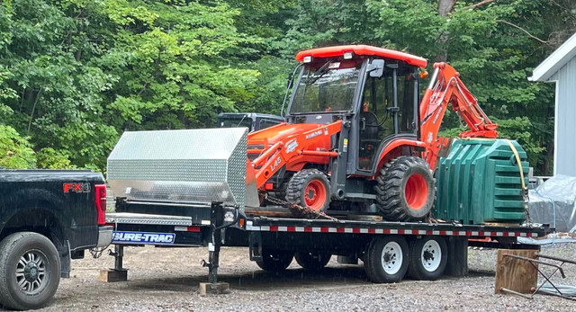 Remorque flat bed dompeuse dans Remorques utilitaires  à Shawinigan