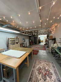 Dedicated studio space in shared workshop JUNCTION - 250 SF