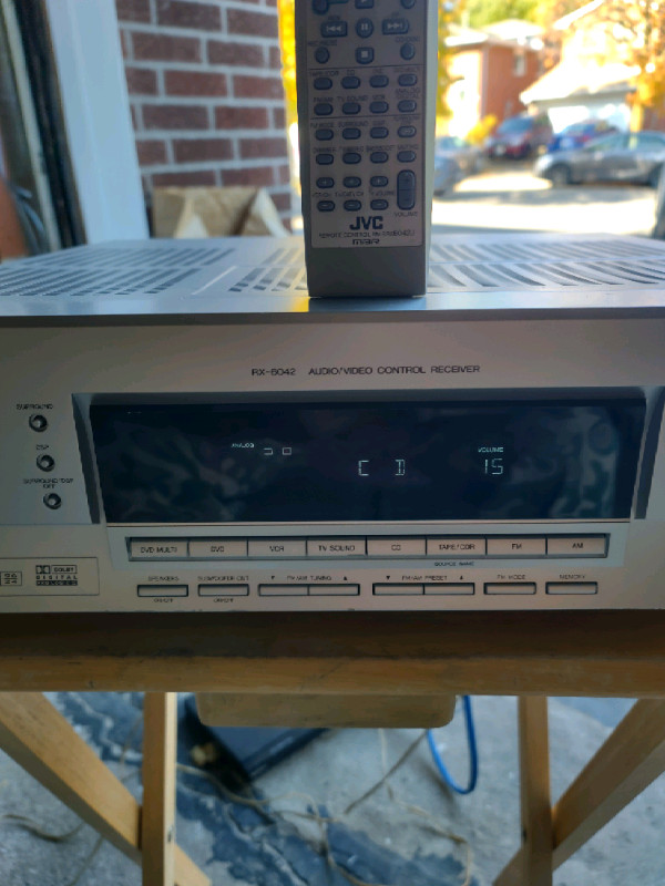 JVC.  RX-6042S.  5chn. Stereo receiver. With remote control. in General Electronics in City of Toronto - Image 2