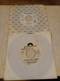 Vinyl Records 45 RPM Roger Daltrey Classic Rock Promo Lot of 2
