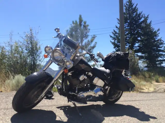 2000 Harley fat boy in Street, Cruisers & Choppers in Kamloops - Image 3