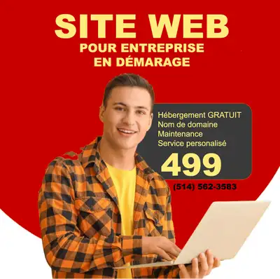 Conception de Site Web 499$, Graphiste, Website design, View more