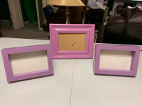 Picture frame lot 4x6 light purple for sale
