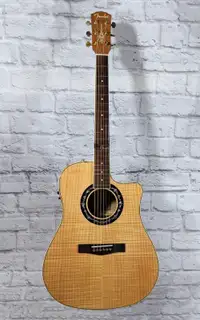 Flame Maple Fender Acoustic/Electric T-Bucket