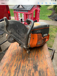 Husquvarna concrete saw