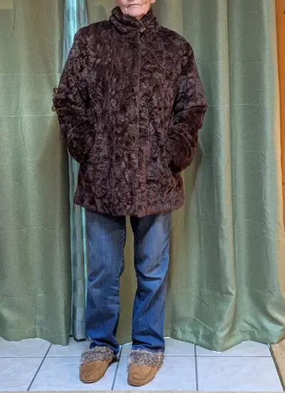 Brown Faux Fur Coat, View more