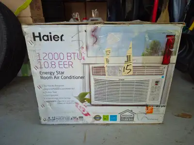 I have for sale, a Haier 12,000 BTU, 10.8 EER Energy Star Rated Room Air Conditioner. This unit is n...