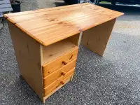 Desk- natural wood looking