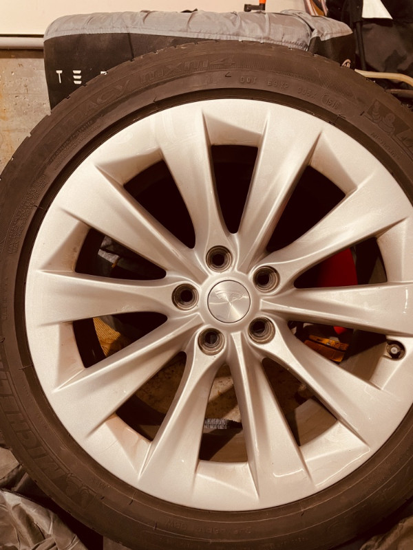 Tesla S rims and summer tires in Tires & Rims in Ottawa - Image 2