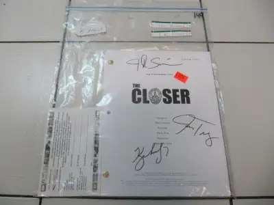 The Closer "Show Yourself" Film Script Signed By Kyra Sedgwick, View more