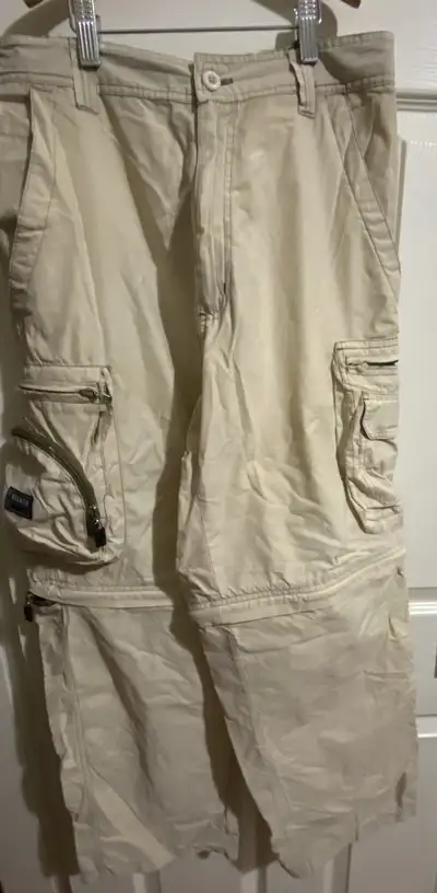 Mens Cargo Long Pants Size 32/32