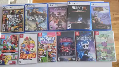 PS5 and Switch Games for $10 - $45, View more