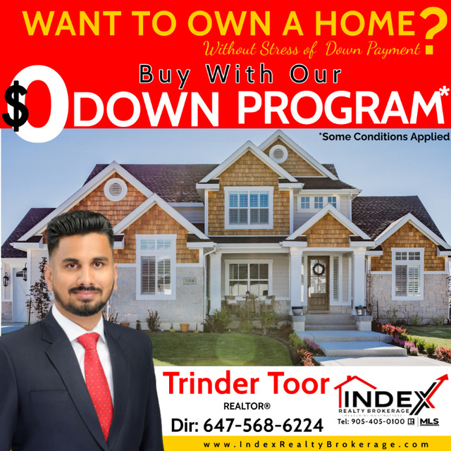 Buy house with 0 down program or Rent to Own program in Houses for Sale in City of Toronto