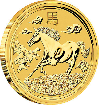 Pièce or cheval/bullion gold horse 2014 1/10 oz dans Art et objets de collection  à Ville de Montréal