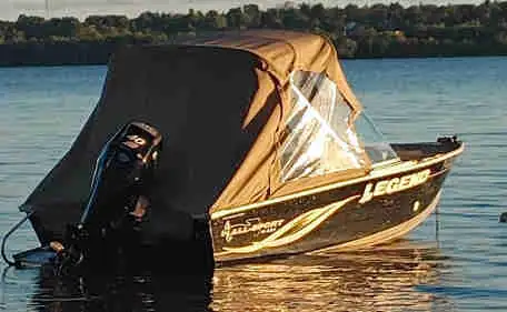 4.57 m Legend 40 Hp Mercury 4 Stroke plus trailer in Powerboats & Motorboats in Pembroke - Image 2