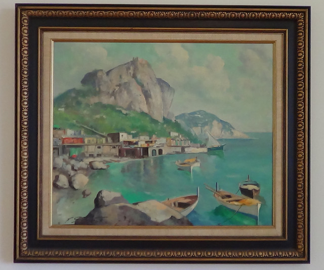 Peinture originale d’Italie – Capri dans Art et objets de collection  à Longueuil/Rive Sud