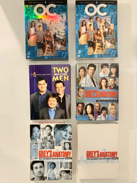 The OC , Two and a half Men , GREYS Anatomy DVD series like NEW!