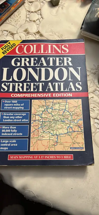 Collin’s  greater London streets Atlas, View more