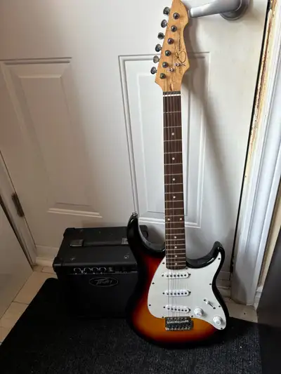 Peavey EXP Raptor Electric Guitar and Peavey Amp - Set, View more