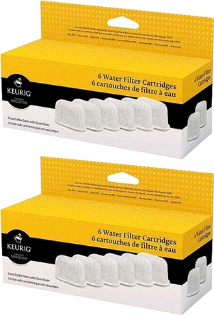 Keurig Six Water Filter Cartridges (12 Filters), View more