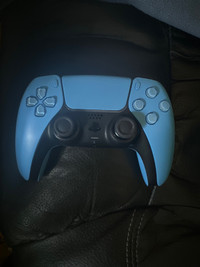 Blue PS5 Controller.