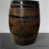 Authentic Barrel Cabinet 