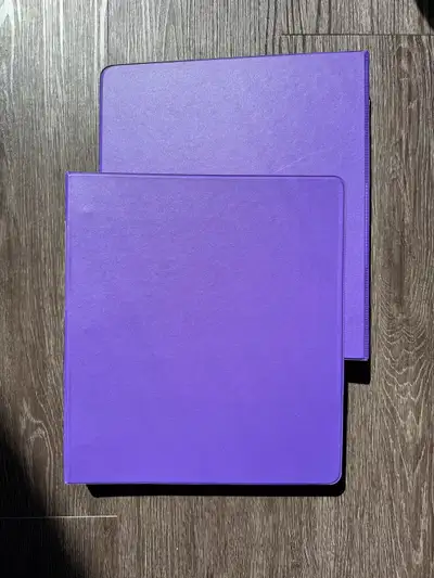 2x Purple Binders (3-Ring), View more