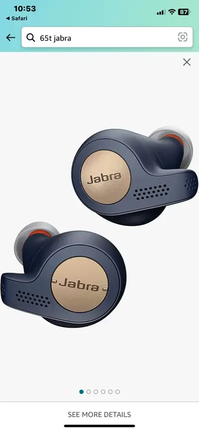 Jabra elite 65ft ear pods, View more