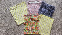 Wet bags for cloth diapers