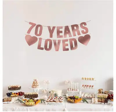 70th Birthday Banner, View more