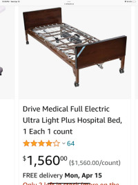 Drive Electric Hospital Bed