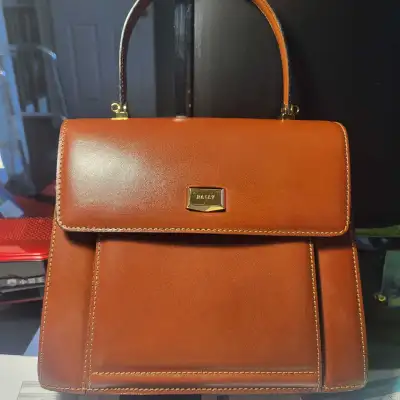 Vintage Authentic Bally leather tote, View more