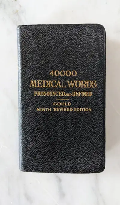1928 Ninth Revised Edition — A Pocket Medical Dictionary, View more