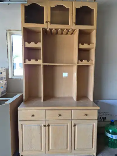 Oak Bar Cabinet, View more