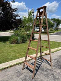 8 foot Wooden ladder 