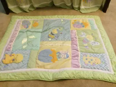 Original Kidsline Snug as a Bug infant bedding 3 piece set, View more