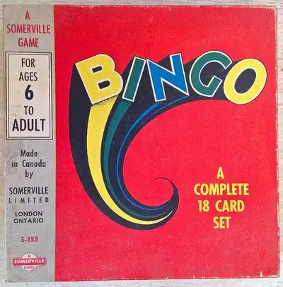 Antiquité. Collection. Ancien jeu de BINGO. Canada. Années 50, View more