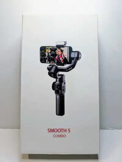 zhiyun smooth 5 3-axis phone gimbal stabilizer combo, View more
