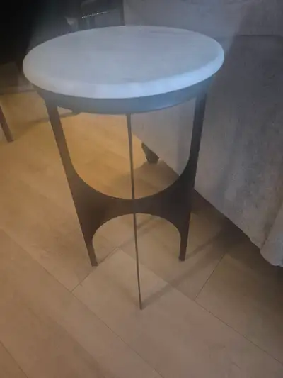 Round Marble Top Side Table, View more
