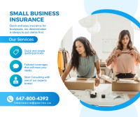 Small Business Insurance Starting from $88 per month.