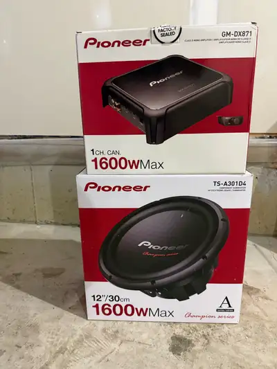 • High-quality subwoofer • Deep, clean bass • Perfect for any car audio setup • Professional install...