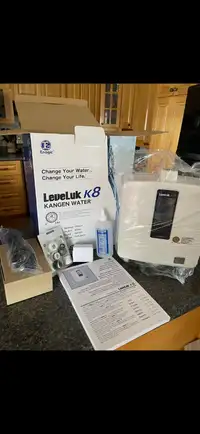 Unused Enagic Leveluk K8 water machine and Anespa