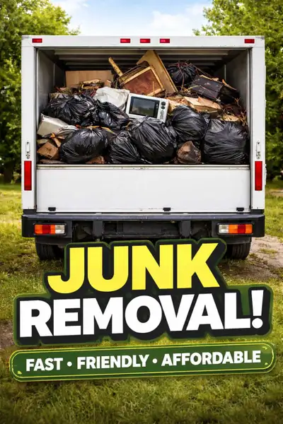 Need Junk Removed? Junk removal Weekends, View more