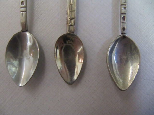 Vintage Alpaca Mexico Silver Spoons 5pc Lot Circa 1950s Rare!! in Arts & Collectibles in Mississauga / Peel Region - Image 3