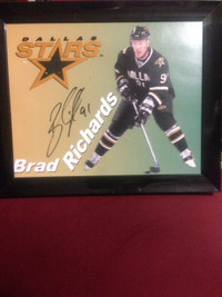 Brad Richards autographed pic 